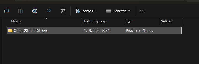 Office 2024 PP rozbalit 3
